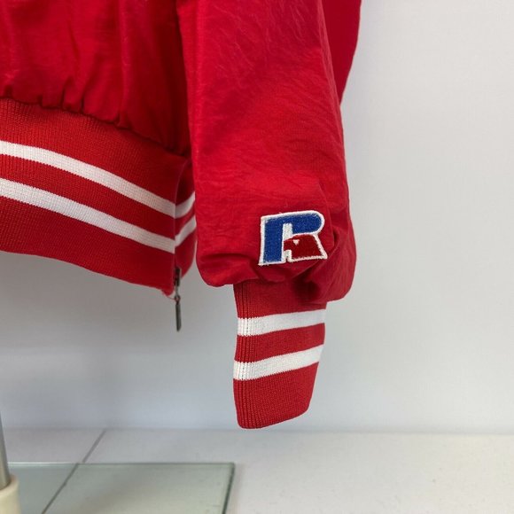 Russell Athletic Boston Red Sox Pullover Windbreaker Jacket Vtg 90s MLB 2XL - Picture 5 of 6